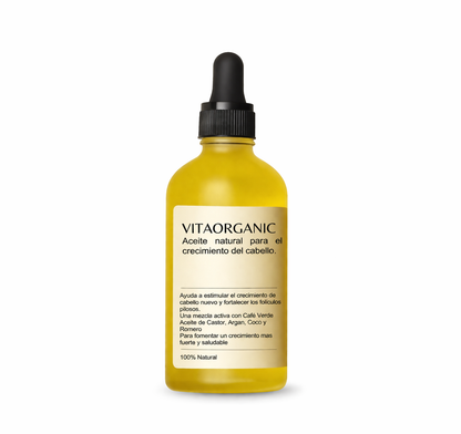 Aceite Capilar VitaOrganic | Crecimiento del Cabello