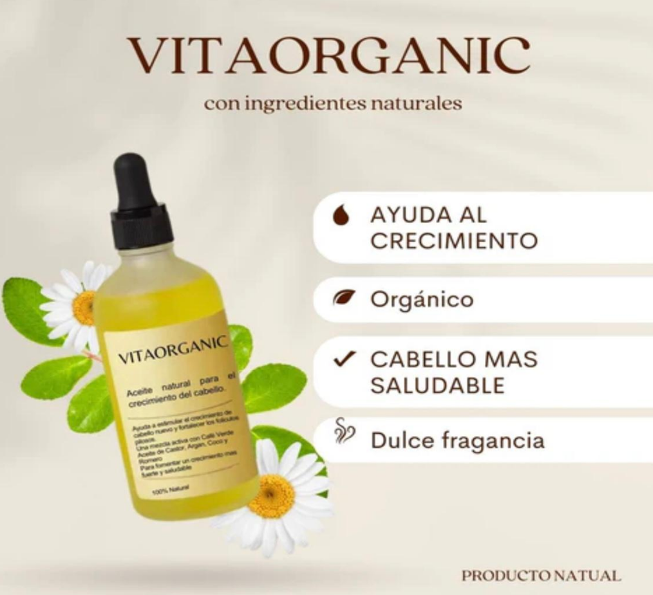 Aceite Capilar VitaOrganic | Crecimiento del Cabello