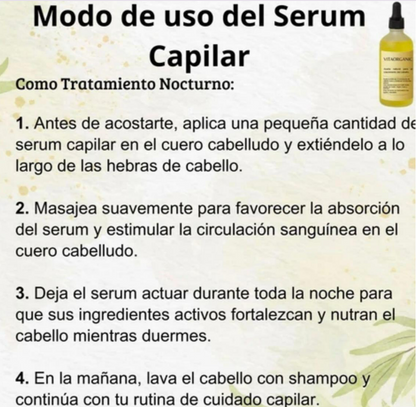 Aceite Capilar VitaOrganic | Crecimiento del Cabello