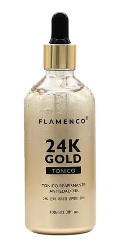 Flamenco 24K Gold Tónico Facial Antiedad – Sérum Reafirmante con Oro 24K