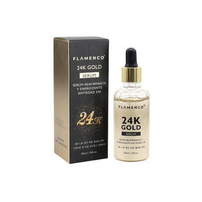 Flamenco 24K Gold Tónico Facial Antiedad – Sérum Reafirmante con Oro 24K